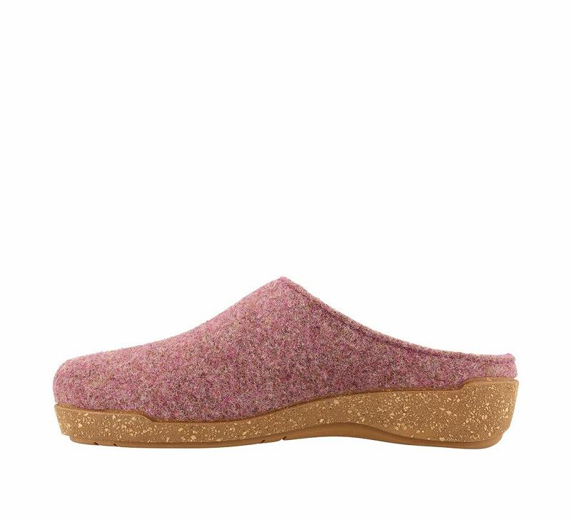 Birkenstock Woollery Clog Træsko Dame Lyserød | DK 313SGL